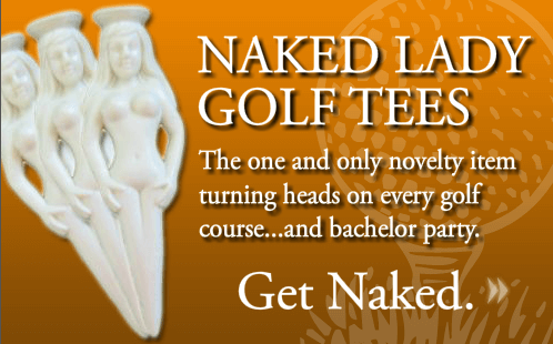 Naked Lady Golf Tees Novelty Golf Tees Clothing Accessories
